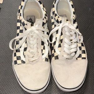 Vans Black and White Checkered Sneakers